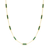 Malachite Inlay Bars Necklace