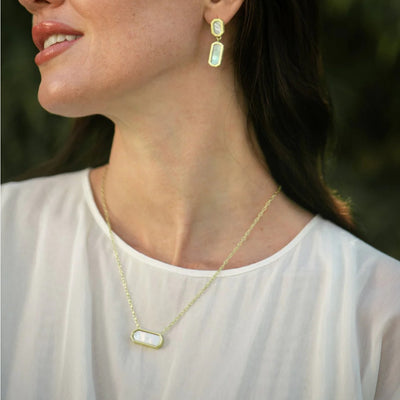 Marcia Moran Darya Mother of Pearl Necklace