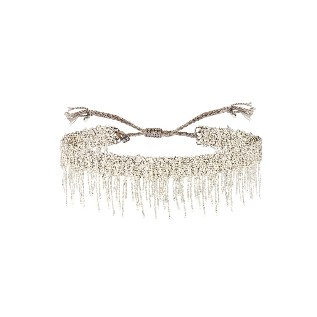 Marie Laure Chamorel Silver Chain Fringe Bracelet N° 675