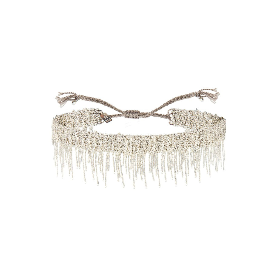 Marie Laure Chamorel Silver Chain Fringe Bracelet N° 675