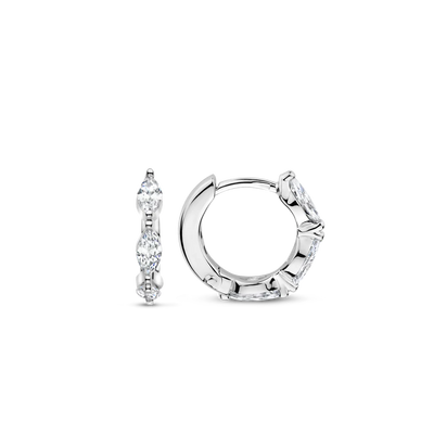Ti Sento Milano Marquise Huggie Hoops