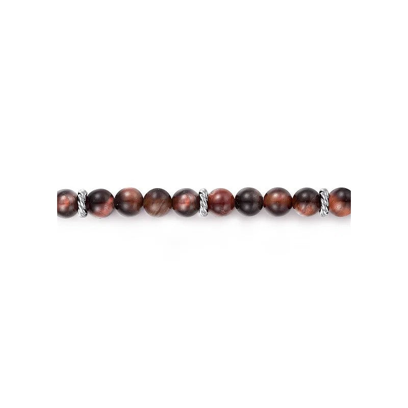 Gabriel & Co. Tiger Eye Beaded Men's Bracelet