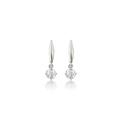 Monica Rich Kosann Points North Earrings with Rock Crystal