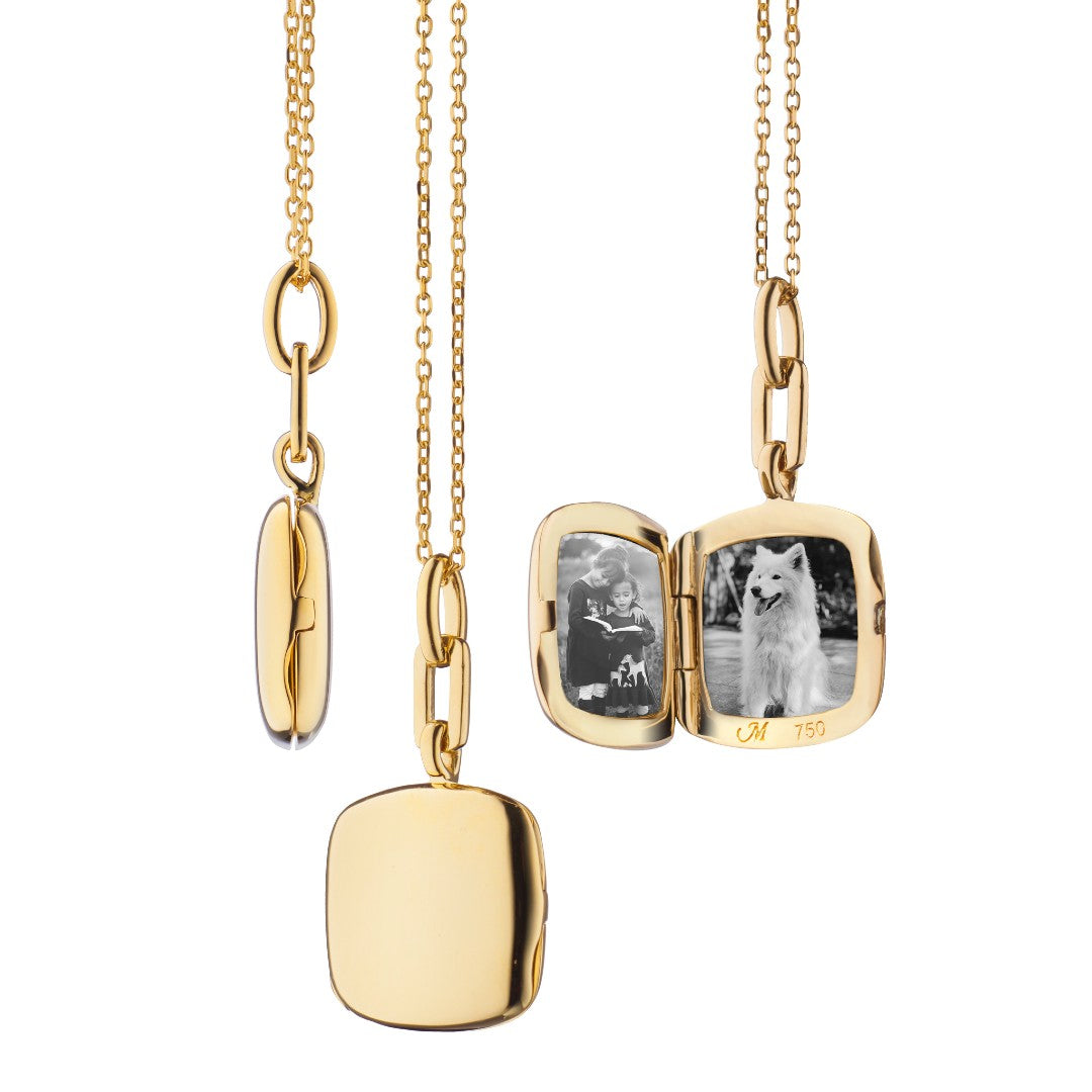 Monica Rich Kosann Slim Cushion Viv Locket