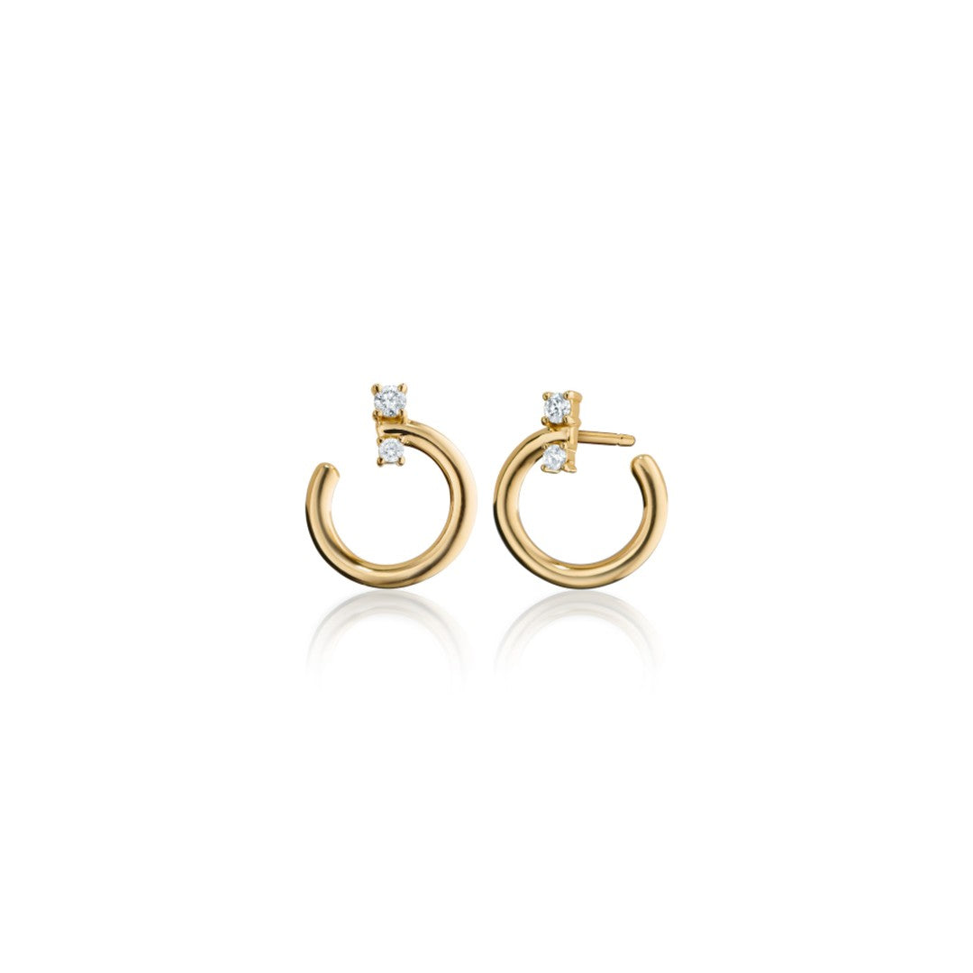 Monica Rich Kosann Small Galaxy Wrap Hoops