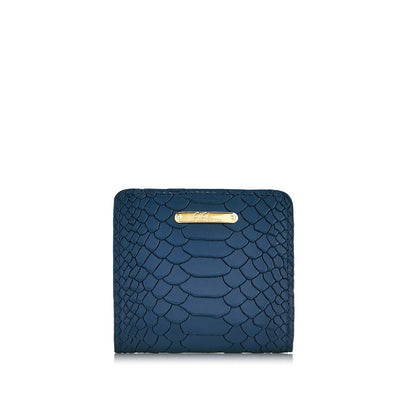 Gigi NY Python Leather Mini Wallet