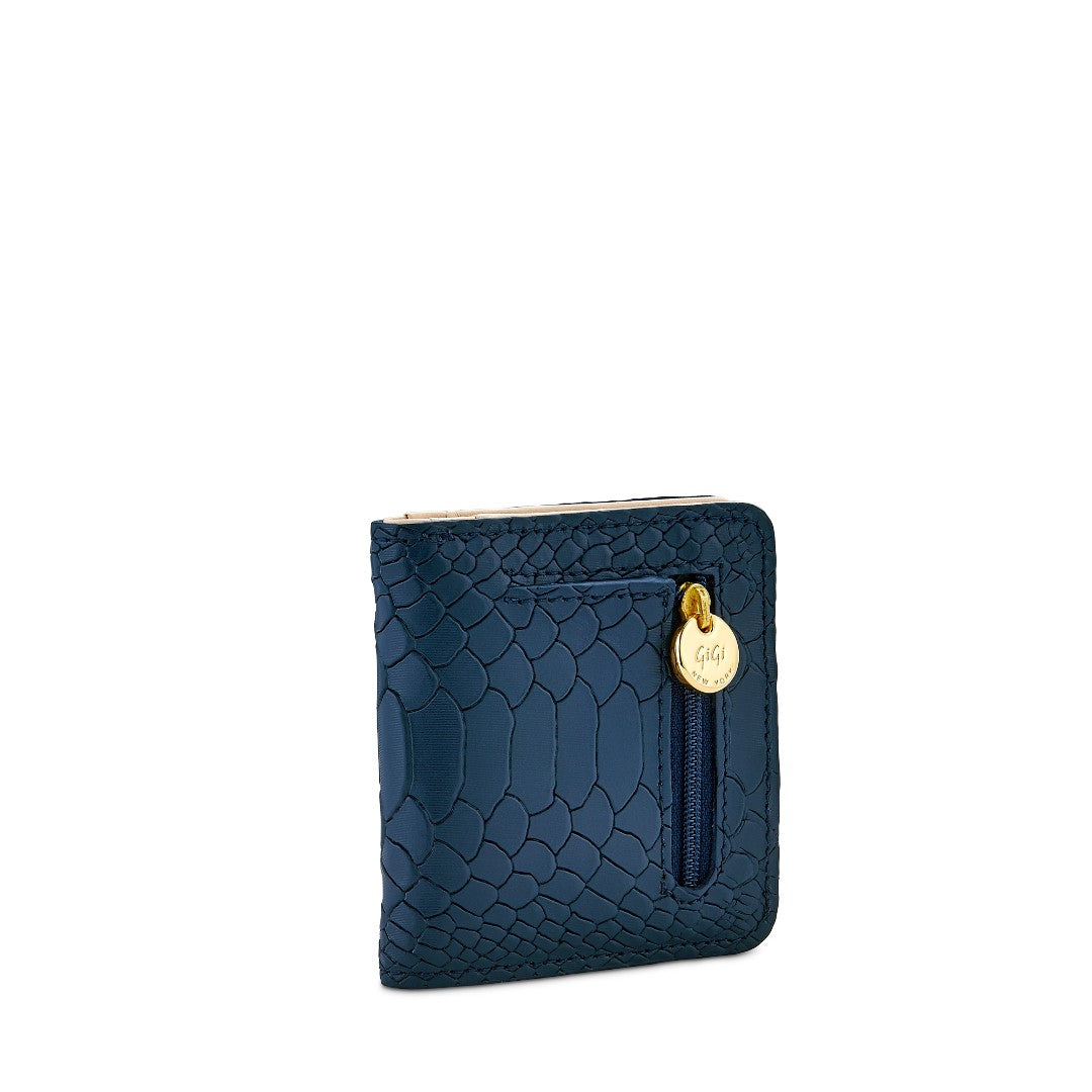 Gigi NY Python Leather Mini Wallet