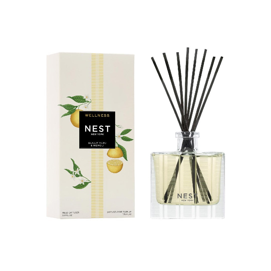 NEST Fragrances Reed Diffuser in Sunlit Yuzu & Neroli