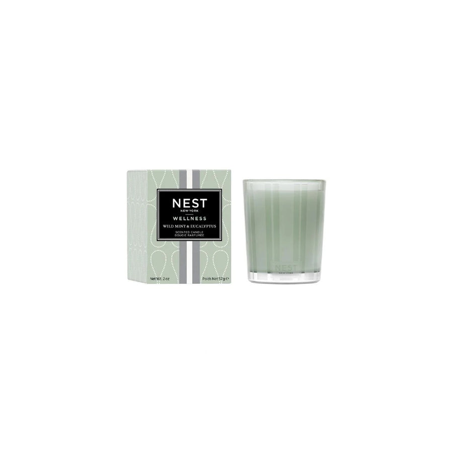 Nest Fragrances Votive Candle in Wild Mint & Eucalyptus
