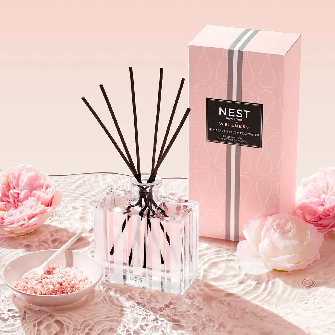 NEST Fragrances Reed Diffuser in Himalayan Salt & Rosewater