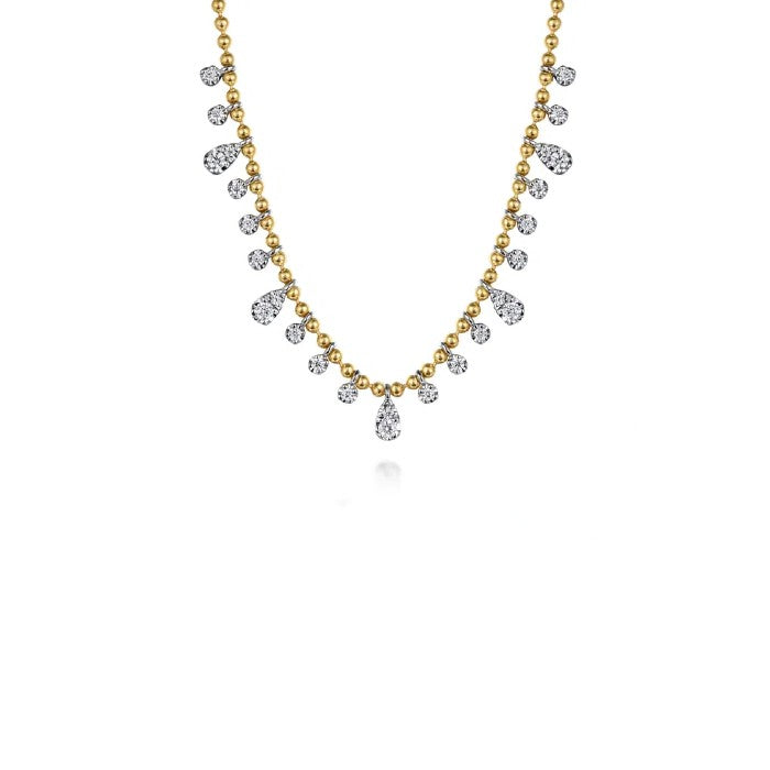 Gabriel & Co. Bujukan Diamond Droplet Necklace