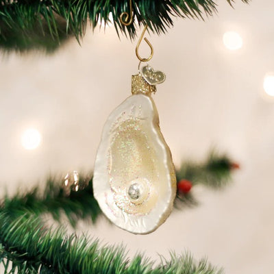 Old World Christmas Oyster with Pearl Ornament