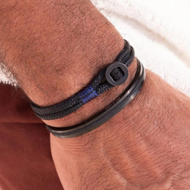 Pig & Hen Don Dino Black | Black Men's Bracelet