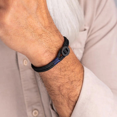 Pig & Hen Don Dino Black | Black Men's Bracelet