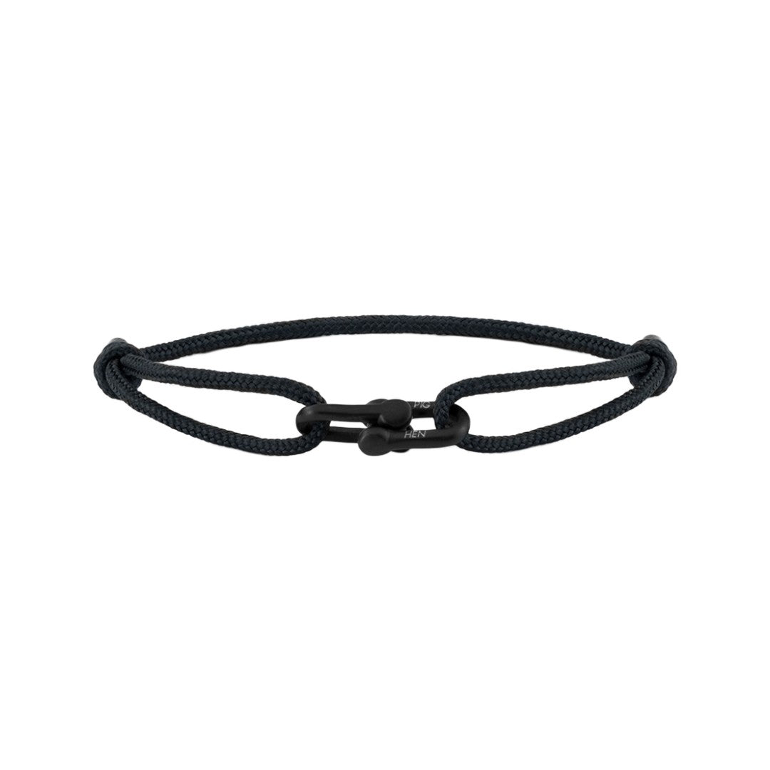 Pig & Hen Daunting Dean Black | Black Men's Bracelet