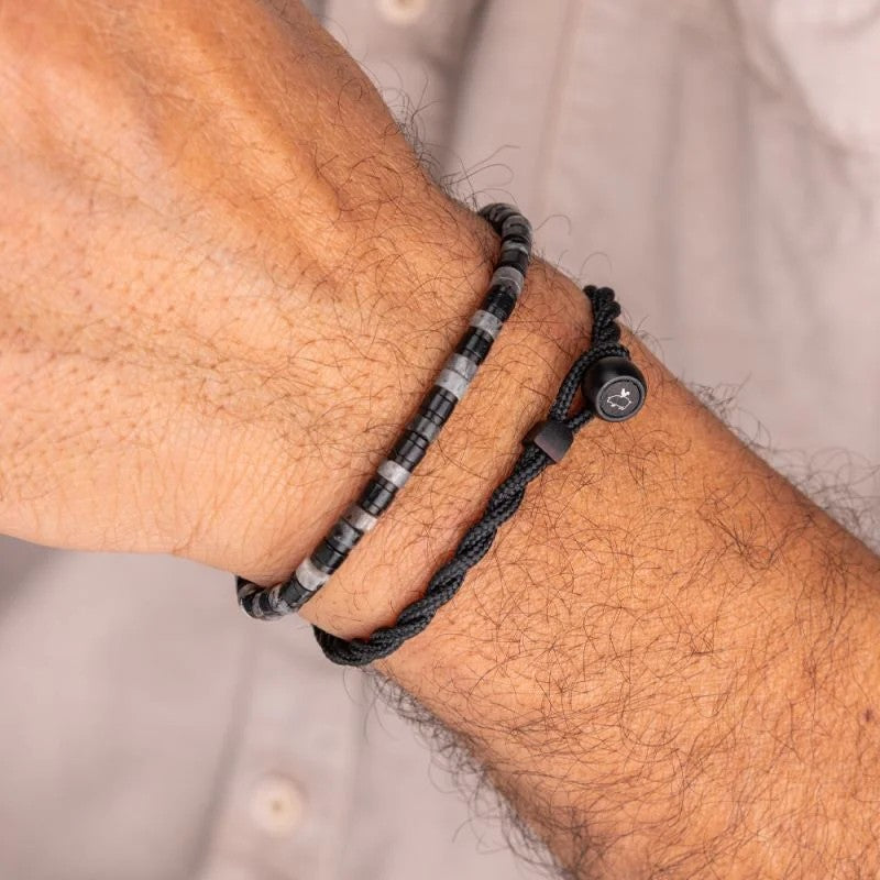 Pig & Hen Easy Ed Black | Black Men's Bracelet