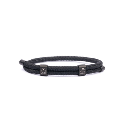 Pig & Hen Little Lewis DBL Black | Black Men's Bracelet