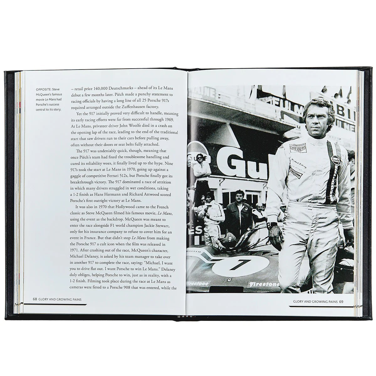 The Story of Porsche Leather Bound Keepsake Book