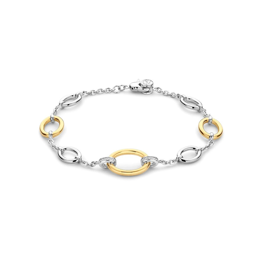 Ti Sento Milano Interlocking Oval Link Bracelet