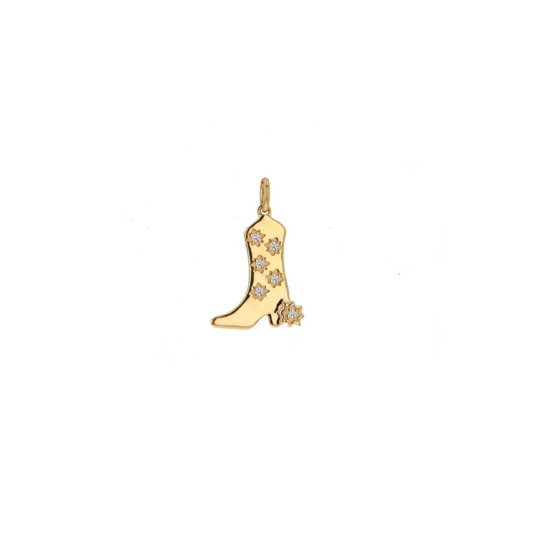 Rachel Reid Diamond Cowboy Boot Charm