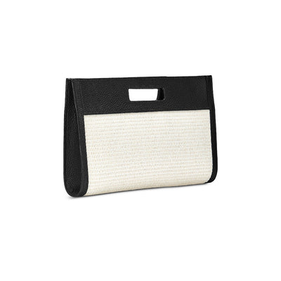 Gigi NY Remy Clutch in Natural Raffia