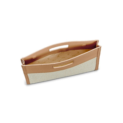 Gigi NY Remy Clutch in Natural Raffia