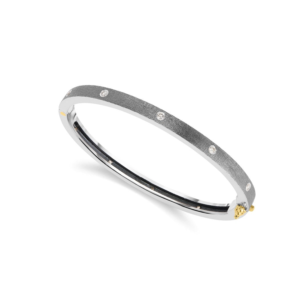 Rene Escobar Diamond Olly Lux Bangle Bracelet