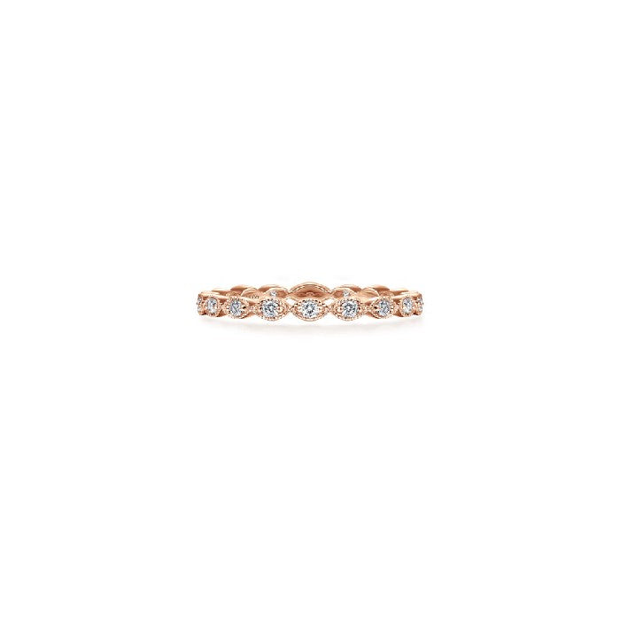 Gabriel & Co. Marquise Station Diamond Ring