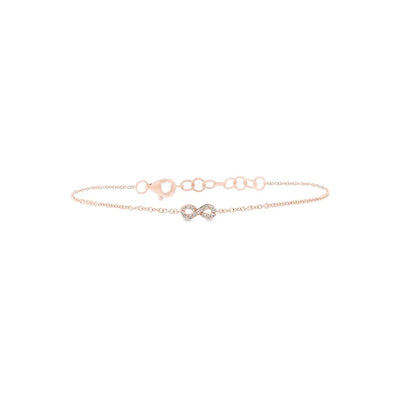 Shy Creation Diamond Infinity Bracelet