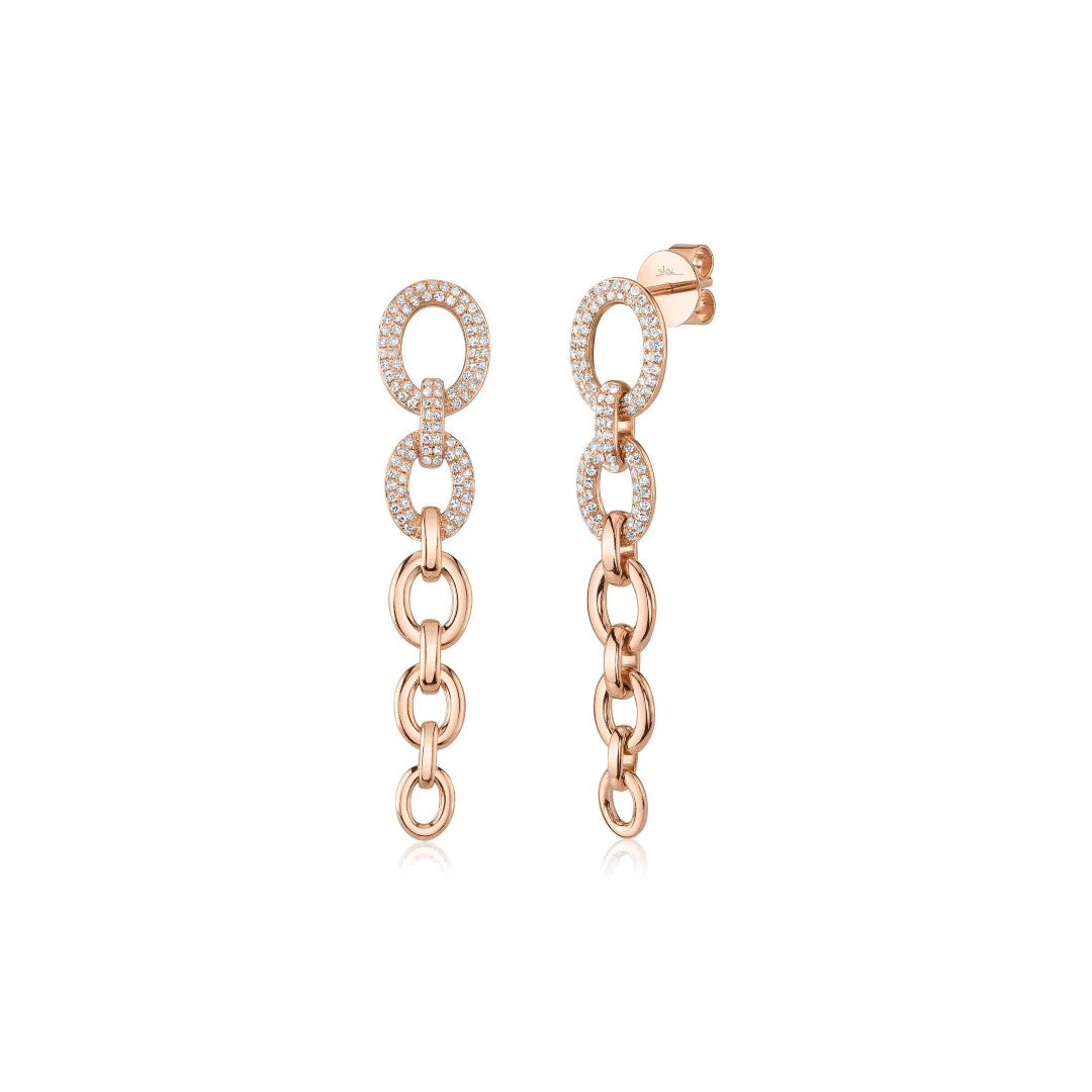 Shy Creation Graduating Link Earrings