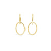 Rudolf Friedmann Gold Oval Link Earrings