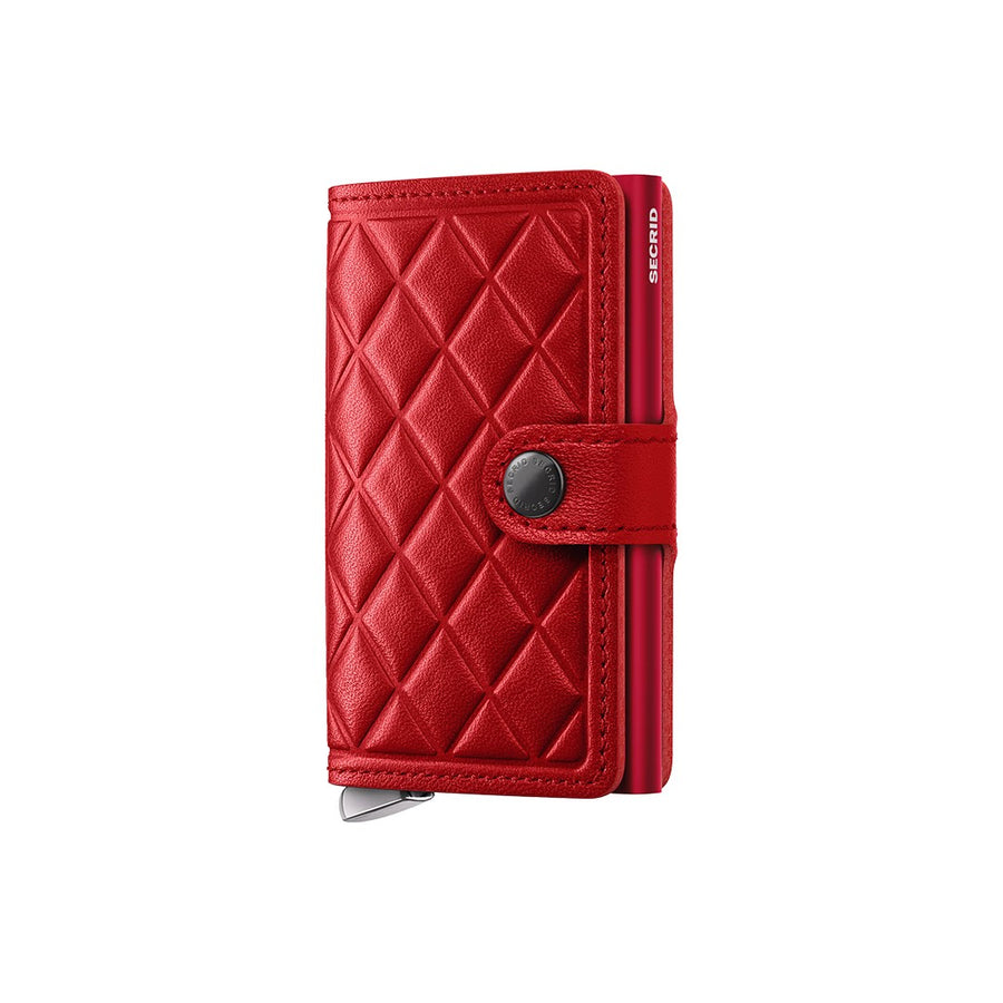 Secrid Premium Mini Wallet Emboss Diamond Red