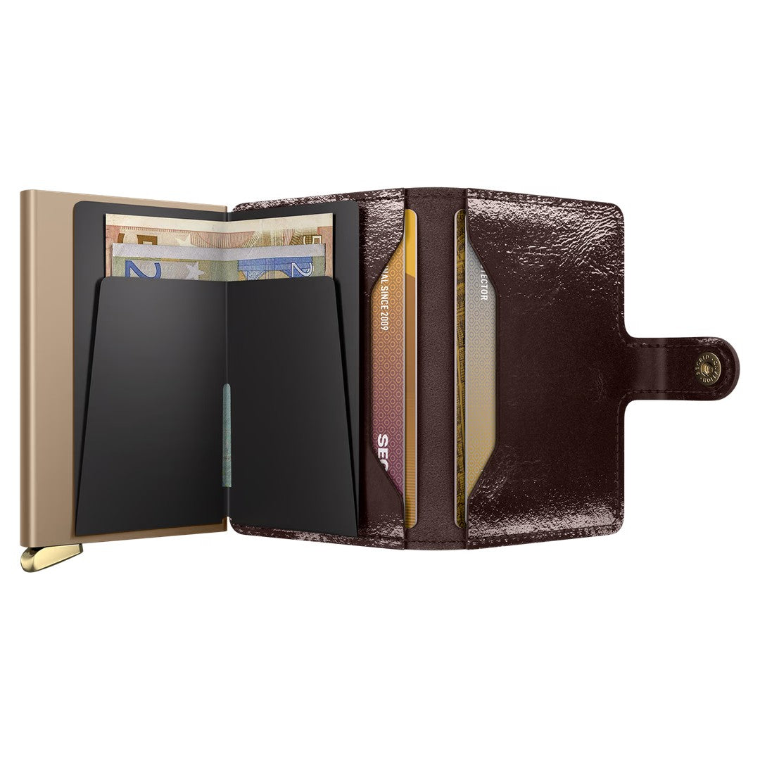 Secrid Premium Mini Wallet Naplak Mahogany +