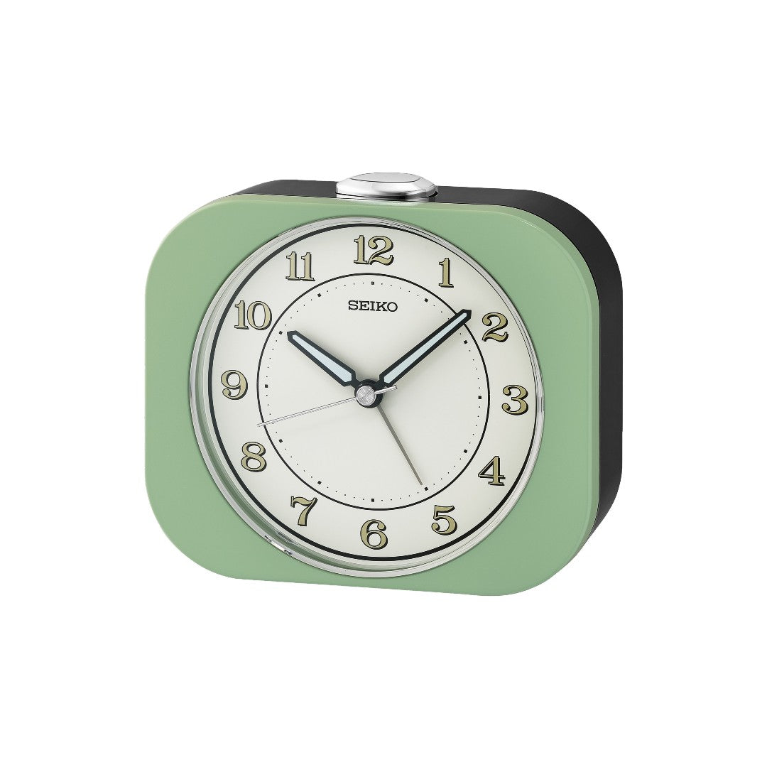 Seiko Bedside Alarm Clock - Green