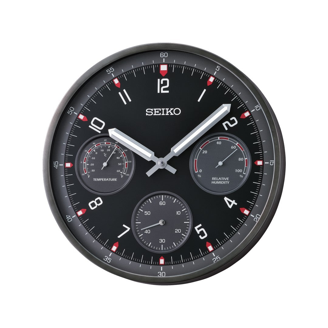 Seiko Wall Clock - Black