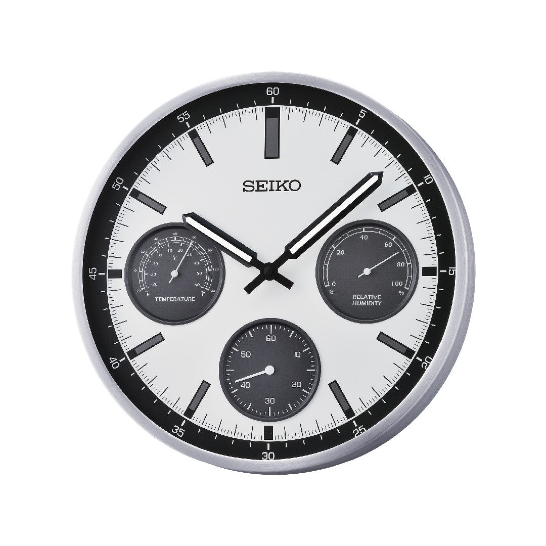Seiko Wall Clock - Silver-Tone