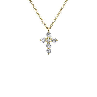 Shy Creation 0.50ct Diamond Cross Necklace