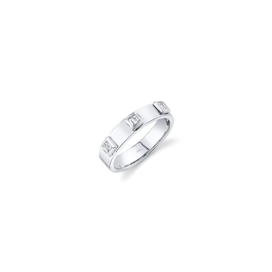 Shy Creation Baguette Diamond Ring