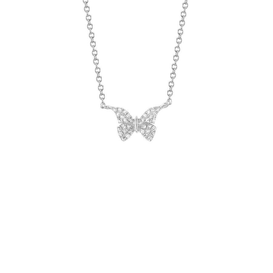 Shy Creation Diamond Butterfly Necklace