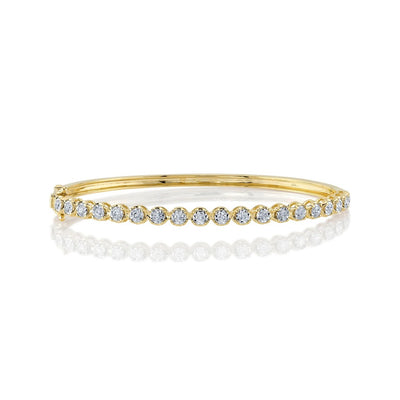 Shy Creation Diamond Bangle Bracelet