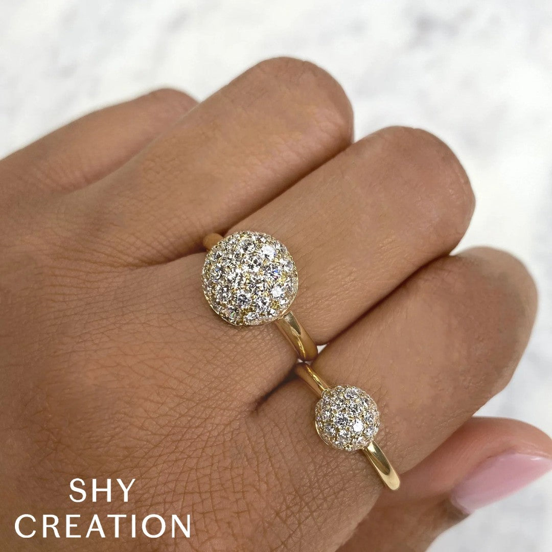 Shy Creation Diamond .51ctw Circle Ring