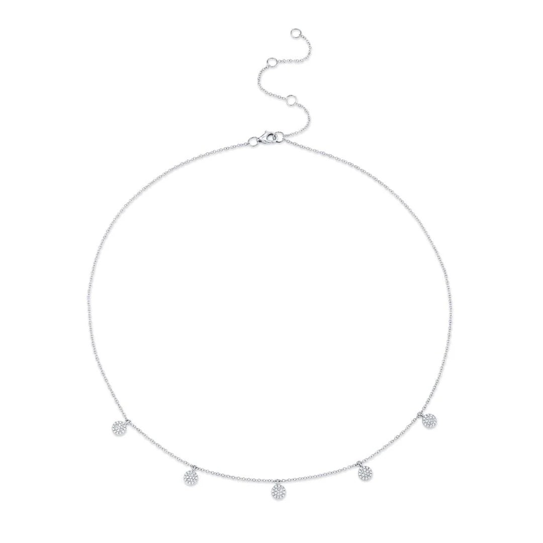 Shy Creation Diamond Circles Necklace