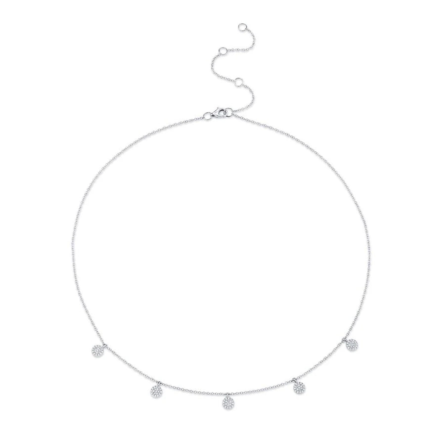 Shy Creation Diamond Circles Necklace