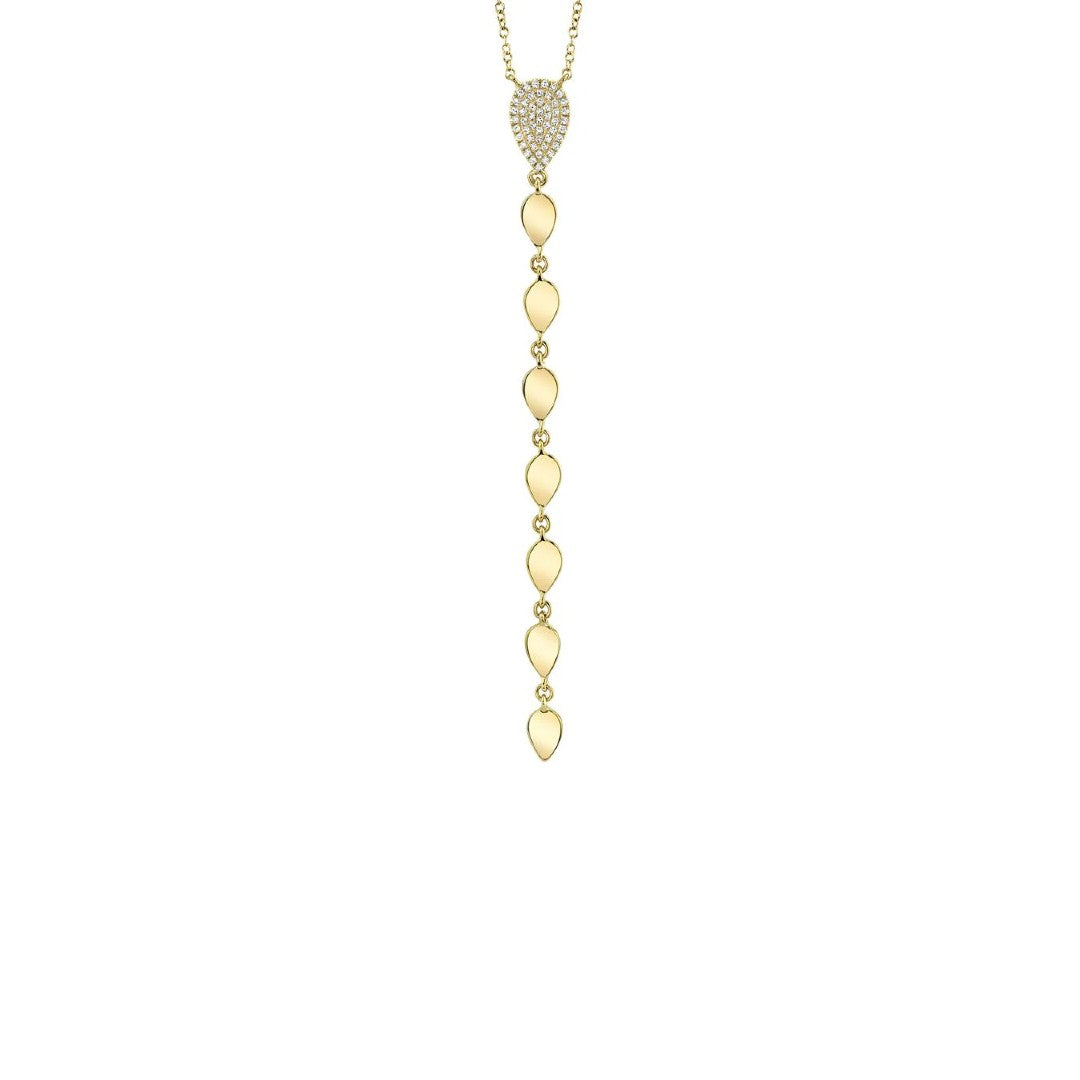Shy Creation Diamond Lariat Necklace