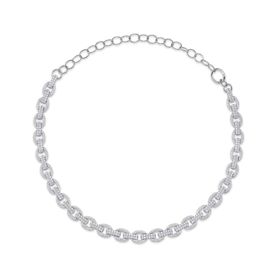 Shy Creation Diamond Link Necklace