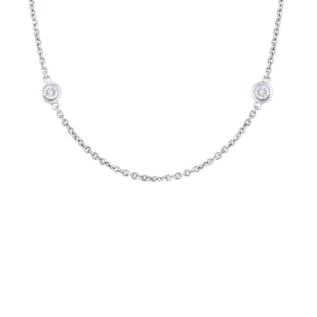 Shy Creation Diamond by the Yard Necklace