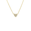 Shy Creation Diamond Pave Heart Necklace