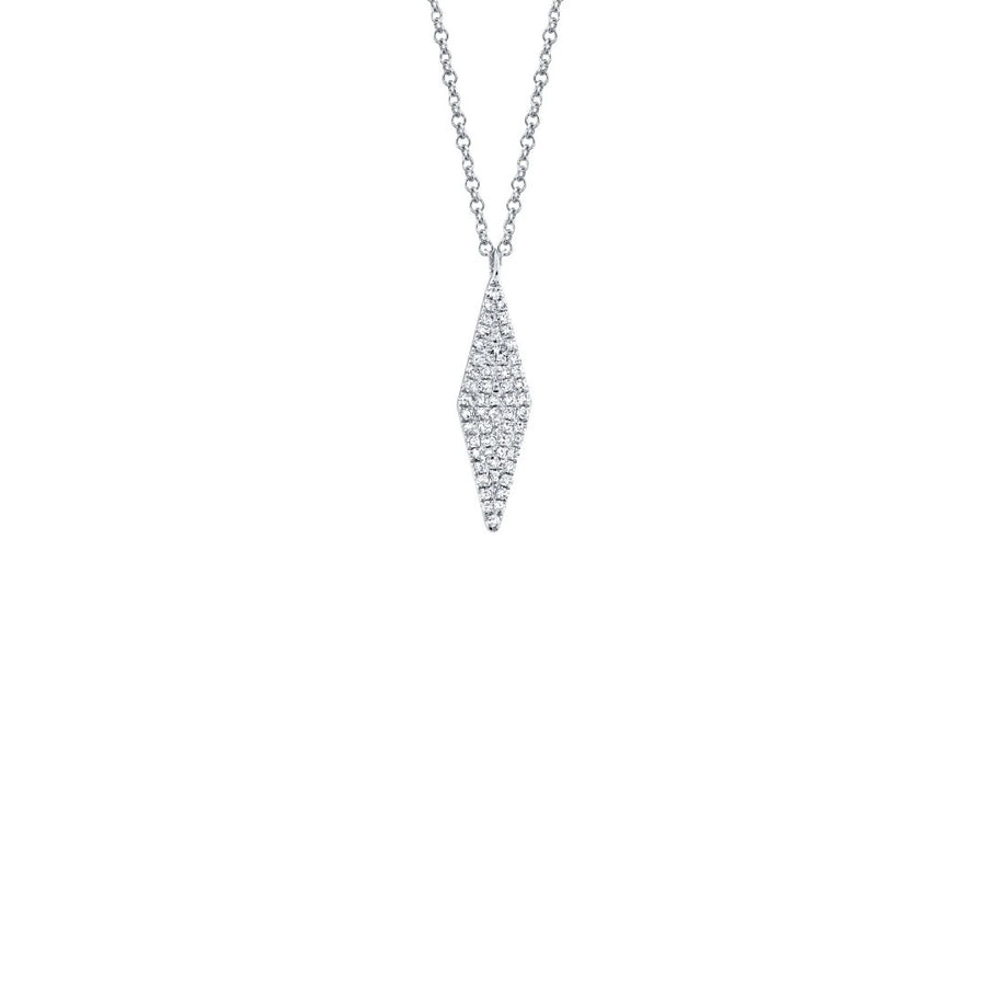 Shy Creation Diamond Rhombus Necklace
