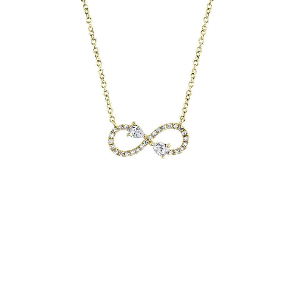 Shy Creation Infinity Diamond Necklace