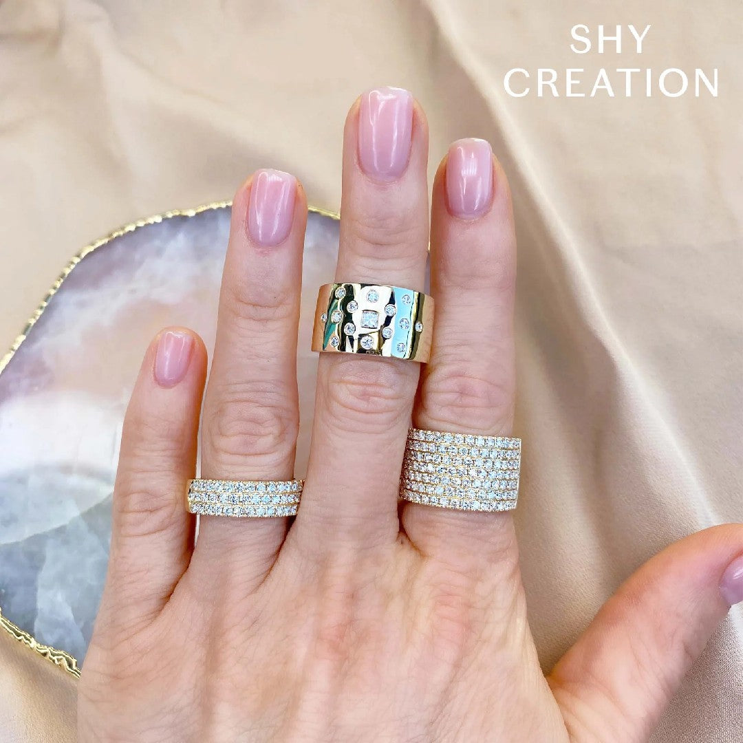 Shy Creation 6mm Diamond Ring